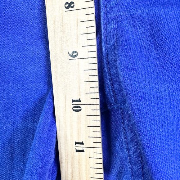 CHICO'S Jeans Women 12 Short Blue So Slimming Classic 5 Pocket Straight Ankle - Picture 8 of 10